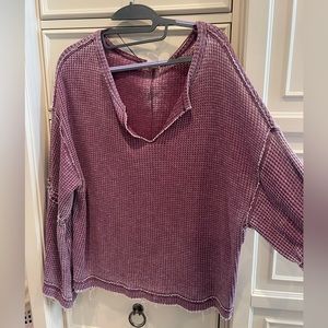 Free people long sleeve top